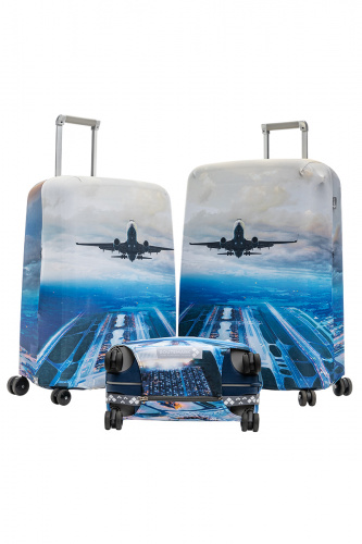 Чехол для чемодана "Plane" M/L (SP240)