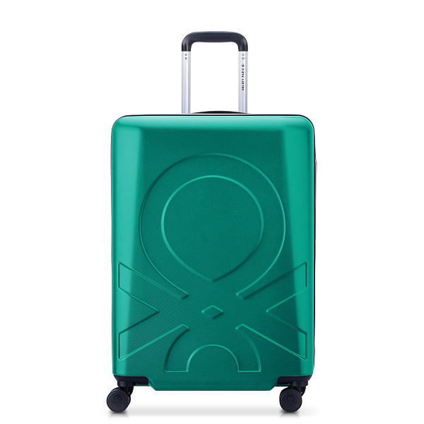 Чемодан 4-х колесный DELSEY FABRICA 45.5 x 65,5 x 28 см зеленый