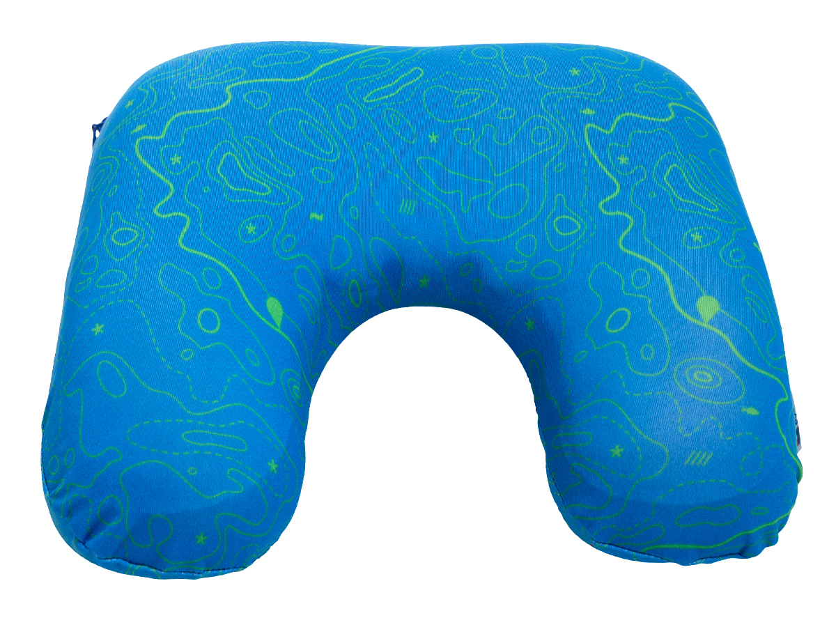 Подушка Nap Pillow синяя с зеленым