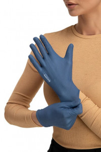 Многоразовые защитные перчатки взрослые Mujjo Blue M/L