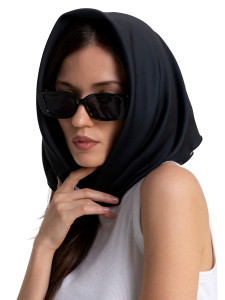 Платок Royal Black silk 63,5х63,5