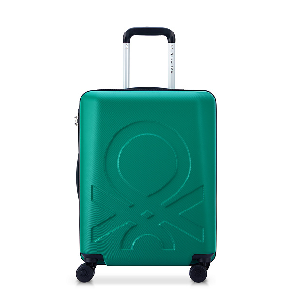 Чемодан 4-х колесный DELSEY FABRICA 40 x 54,5 x 20.5 см зеленый