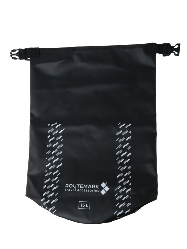 Сумка водонепроницаемая Ocean Pack Routemark "Fast Track" 15л черная