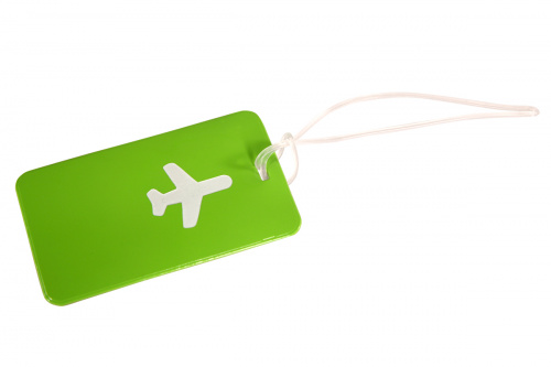 Бирка Хэппи Вэйс PVC для багажа зеленая