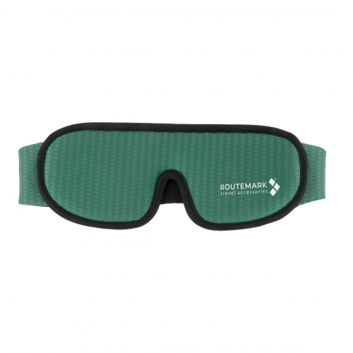 Маска для сна 3D "Air clouds" green