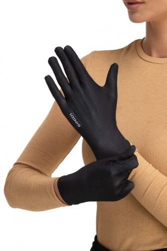 Многоразовые защитные перчатки взрослые Mujjo Black M/L