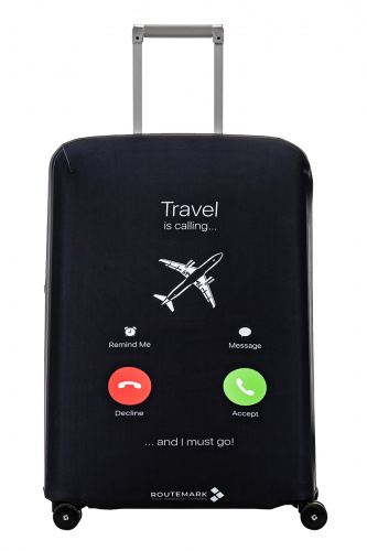 Чехол для чемодана "Travel is calling" M/L (SP240)