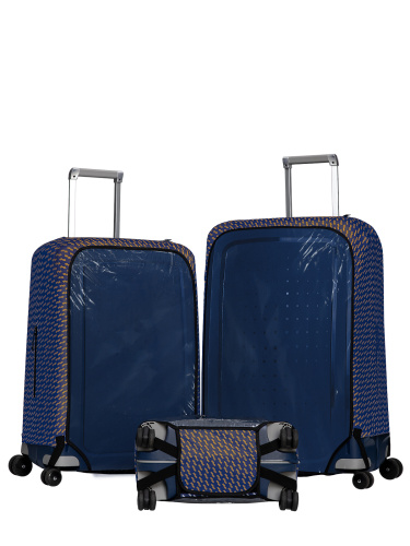 Чехол для чемодана "Crystal Fast Track in Blue / Orange" L/XL (SP310)
