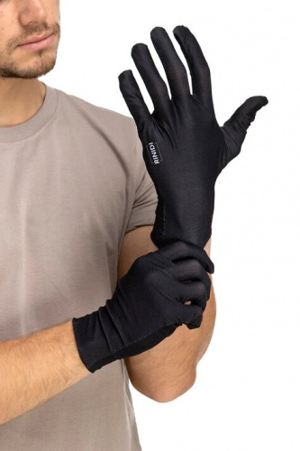 Многоразовые защитные перчатки взрослые Mujjo Black L/XL