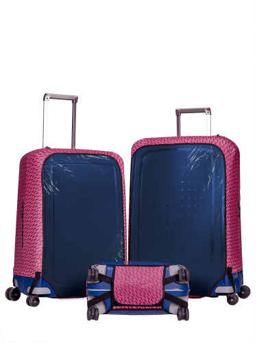 Чехол для чемодана "Crystal Fast Track in Pink" L/XL (SP310)