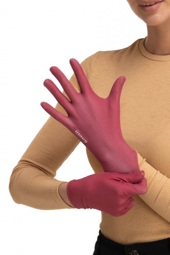 Многоразовые защитные перчатки взрослые Mujjo Red M/L