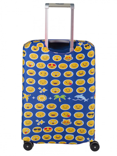 Чехол для чемодана "Emoji" (Эмоджи) M/L (SP180)
