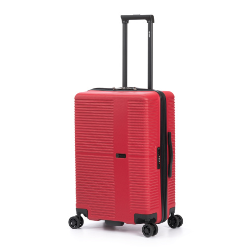 Чемодан TORBER Elton, красный, ABS-пластик, 41 х 28 х 68 см, 64 л