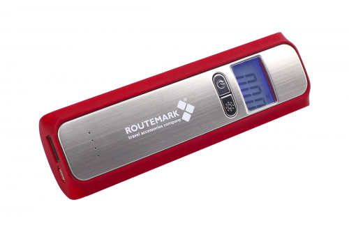 USB Powerbank + Багажные Весы Рутмарк АЕ50 (Красные)