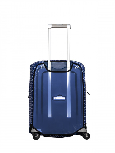 Чехол для чемодана "Crystal Fast Track in Blue / White" S (SP310)