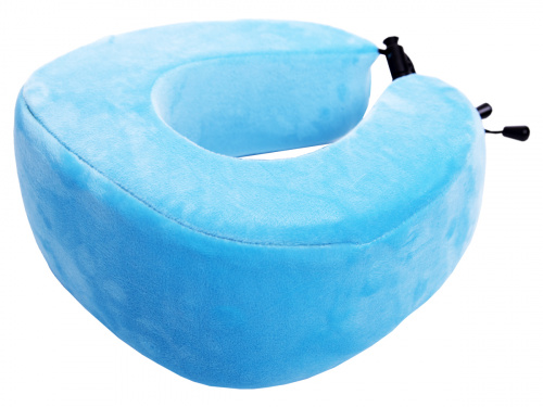Подушка детская Travel Memo Neck Pillow Голубая