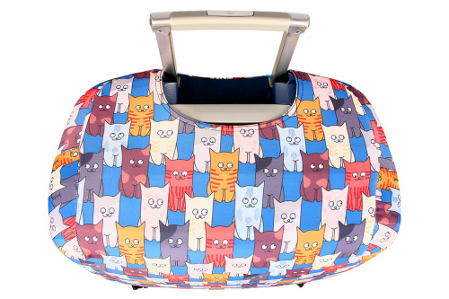 Чехол для чемодана "Catstrophe" (Шкодастрофа) M/L (SP500) Чехол для чемодана "Catstrophe" (Шкодастрофа) M/L (SP500)