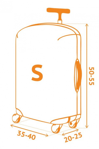 Чехол для чемодана "Dichrome" S (SP240)
